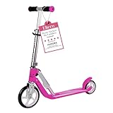 HUDORA Little BigWheel Scooter - Sicherer Aluminium-Roller für Kinder ab 3 Jahren - Höhenverstellbarer & zusammenklappbarer Cityroller für bis zu 100kg - Stabiler Tretroller mit großen Reifen