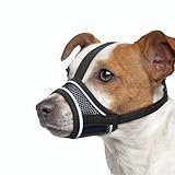 Maulkorb, Nylon-Maulkorb Für Hunde Verstellbares Gurtband Geeignet für Maulkörbe von mittleren und großen Hunden Verhinderung von Bellen, Beißen und Kauen (XS)