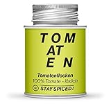 Premium Tomatenflocken aus sonnengereiften Tomaten von STAY SPICED I Ersatz von Tomatenmark I 1 kg Tomatenflocken entspricht 13,9 kg frischen Tomaten