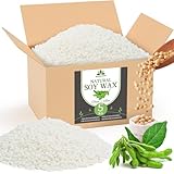 Sojawachs für Kerzen 5KG, Premium Kerzenwachs, Kerzenwachs...