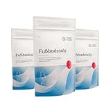 Health Routine Natürliches Fußbadesalz mit Teebaumöl 3er Pack – Für Pflege und Hygiene der Füße, mit 100% natürlichen Wirkstoffen