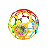 Btirams O Ball Rattle, Baby Rasselball, Klassischer Ball, Greifball Für Babys, Greifling, Shake & Krabbel Motorikspielzeug Babyspielzeug ab 3 6 9 12 Monaten