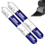 9900 Sealant Waterproof - Wasserdichtes, hitzebeständiges, schrumpf- und rissfeste Silikondichtmittel für Küche, Badezimmer, Toilette, Fliesen, Wände, Außen (Transparent-2 pcs)