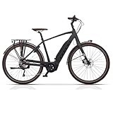 Airtracks 28 Zoll Herren E-Bike Trekking Fahrrad Lumina GX 3 Gent Bosch Performance LINE Gen3 500Wh 10s Shimano DEORE XT - Rahmenhöhen 52cm 56cm 60 cm - Mod.2025 (60cm (Körpergröße 185-195cm))