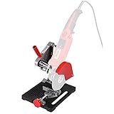 WALTER Winkelschleiferständer, Trennständer für Einhand Winkelschleifer, erschiedene Einstellmöglichkeiten, Individuelle Befestigung durch Spannschrauben, inkl. Schutzabdeckung