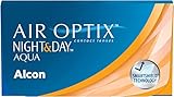 Air Optix Night & Day Aqua Monatslinsen weich | 6 Stück | BC 8.6 mm | DIA 13.8 mm | -01.50 Dioptrien
