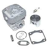 UYTGFO Passend for Makita DPC8112 for Dolmar PC-8135 PC-8140 326-130-041,326-130,050,326-130-051 50 mm Zylinderkolbensatz