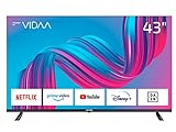 DYON Movie Smart 43 VX 108 cm (43 Zoll) Fernseher (Full-HD Smart TV, HD Triple Tuner (DVB-C/-S2/-T2), App Store, Prime Video, Netflix, YouTube, DAZN, Disney+) [Mod. 2023]