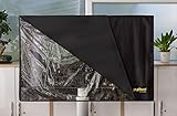 Python TV-Cover - 55' bis 58' Zoll - wetterfeste Schutzhülle für TV / Fernseher und Monitor | Indoor/Outdoor | 132x84 cm - schwarz