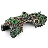 Wvu & Wvo Aquarium Dekoration Baumstamm Hohle Harz Hohle Deko Aquarium Stamm Simulation Baumstamm Ideal fur Kleine Garnele Fisch Wassertiere fur kleine Garnele Fisch