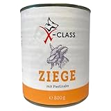 Ziege mit Pastinake, Hundenassnahrung, 24x800g Sparpack, Premium Nassnahrung für Hunde, hypoallergen, getreidefrei, hoher Fleischanteil