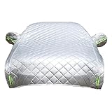 sexaoalx Autoabdeckung gegen Hagel für Auto, verdickte Hagelabdeckung mit reflektierenden Streifen, schneefest winddicht Auto Hagelschutz, volle Außenabdeckungen UV-Schutz für SUV LKW Limousine