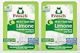 Frosch All-in-1 Spülmaschinen-Tabs Limone – 2 x 50 Tabs – Kraftvolle Reinigung & Glanz – Bio-Qualität – Wasserlöslich – Vegan – Ohne Mikroplastik +Purlife Sticker
