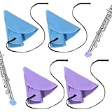 cobee 4 Stück Flöte Reinigungstuch für Innenrohr, Klarinette Putztücher Klarinette Swab Cloth Reinigungsset Tuch für Piccoloflöte Sax Saxophon Musikinstrumente