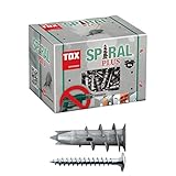 TOX Gipskartondübel Spiral Plus 37-2 + Schraube mit...