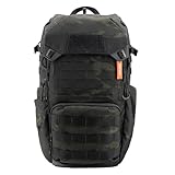 PGYTECH OneMo TAC Kamerarucksack 35L Wasserdicht Taktisch Fotorucksack Kompatibel mit DSLR/SLR/Spiegelreflex Kameras, mit 15,6 zoll Laptop-Fach, Regenhülle, Stativhalter, Schwarz Camouflage