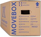 KK Verpackungen 10 x Umzugskartons Movebox 2-wellig...