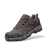 NORTIV 8 Herren Wanderschuhe Trekkingschuhe Outdoorschuhe Wasserdicht Hiking Shoes Kletterschuhe Bergsteigen Klettern Wandern Schuhe BRAUN/SCHWARZ/BRAUN 160448_Low-E Größe 45 (EUR)