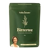 Bittertee Kräutertee mit Bitterkräutern 85g | Schlosskräuter Tee mit Bitterstoffen aus Wermutkraut, Enzian & Tausendgüldenkraut | 100% natürlicher Tee