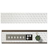 Weiße Halloween Tischläufer,Herbstliche Küche und Esszimmer Halloween Ration | Saisonale Spukhaus Ration Für Feiern Zuhause Drinnen Und Draußen