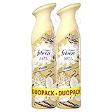 Febreze Lufterfrischer (600 ml) Vanille, Raumspray entfernt Gerüche und hinterlässt Frischeduft (2 x 300 ml)