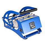 6 in 1 Tassen Presse Maschine, Transferpresse Tasse Backformmaschine 600W Heißpresse Becherpresse Becher Hitzepresse für Symbole, Hochformatfotos, Querformatmuster