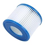 Homoyoyo Professioneller Aufblasbarer Poolfilterkartusche Kompatibel mit Filterpumpe Weiße Filterpatrone für Spezifische Poolmodelle Mikrofeine Filtration für Sauberes Wasser Einfache