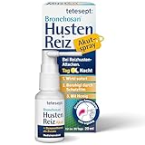 tetesept Bronchosan Hustenreiz Akut Spray I Sofort-Hilfe bei trockenem Reizhusten für Tag & Nacht I Hals und Rachenspray mit Honig & Dexpanthenol I Hustenstiller für Erwachsene & Kinder ab 5 Jahren