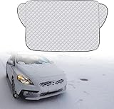 Auto Windschutzscheiben Abdeckung,Windschutzscheibe Abdeckung,Auto-Schneeabdeckung,Windschutzscheibe Abdeckung,Winter Windschutzscheibenabdeckung Faltbar,Frontscheibenabdeckung,Auto Scheibenabdeckung
