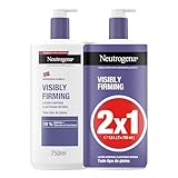 Neutrogena Norwegische Formel Sichtbar straffende Lotion (2 x 750 ml), feuchtigkeitsspendende Körperlotion für alle Hauttypen, Körperlotion mit Glycerin und Prokollagenmineralien