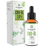 NATURFREUND® Premium CBD Öl 10% für Hunde & Katzen mit 1000mg Cannabidiol - CBD Tropfen Naturrein Hanföl Cannabisöl Hanftropfen Hanf CBD-Oil - Made in Germany TIERÄRZTLICH GEPRÜFT & Zertifiziert 10ml