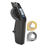 QWUUYEC Prägeschrift Etikettierer, Manueller Beschriftungsgerät mit 2 Rollen Klebeband, Klarer Druck, 3D Tragbarer Prägelabel Maker, Schwarz - Einfache Bedienung, Langlebiges Material,