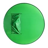 Masyrt 142 cm Großer Green-Screen-Hintergrund, Tragbarer Green-Screen-Stuhl-Hintergrund für Video-Chats, Live-Übertragung, Videokonferenz, Spiel usw., Zusammenklappbar auf 50 cm für