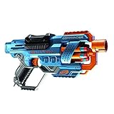 NERF Elite 2.0 Commander RD-6 Blaster, 12 Darts, 6-Dart Rotationstrommel, Tactical Rail Steckschienen, Befestigungspunkte, Mehrfarbig, 6.7 x 36.2 x 24.1 cm, für Jungen und Mädchen