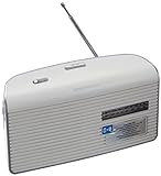 Grundig Music 60, empfangsstarkes Radio im modernen Design, white/silver