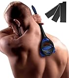 BakBlade 3.0 Stealth - Back Hair Removal and Body Shaver (DIY), Easy to Use Extra Long Ergonomic Handle for a Close, Pain-Free Shave, +3 Extra Disposable Razor Blades