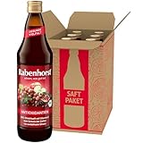 RABENHORST Antioxidantien BIO 6er Pack (6 x 700 ml). 100 % Bio-Direktsaft mit natürlichem Vitamin C zum Schutz der Zellen vor oxidativem Stress