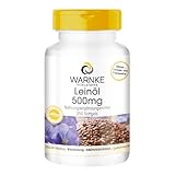 Leinöl 500mg Kapseln - Flaxseed Oil 500mg - 250 Softgels - pflanzliche Omega 3-6-9 Kapseln - hochdosiert - Großpackung | Warnke Vitalstoffe - Deutsche Apothekenqualität