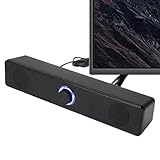 TV -Soundbars - 29,6x5,5x6cm Home Audio Speaker | Wireless Deep Bass -Soundsystem, Lautstärkeschub -Surround -Audio -Bar Für Projektor, Laptop, Computer, Spielekonsole, Desktop, Wohnzimmerunterhaltung