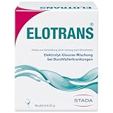 Elotrans Trinkpulver zur Elektrolyt- und Flüssigkeitszufuhr bei Durchfallbedingten Salz- und Wasserverlusten des Körpers, 10 Stück