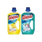 Der General Universal Allzweckreiniger - Ausprobierpaket bestehend aus 2 Artikeln - Bergfrühling & Frische Zitrone - Universalreiniger für hygienische Sauberkeit - je 750 ml