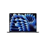 Apple MacBook Air 15 Zoll Laptop mit M4 Chip: Entwickelt für Apple Intelligence, 15,3 Zoll Liquid Retina Display, 16 GB Unified Speicher, 256 GB SSD, Mitternacht; FR