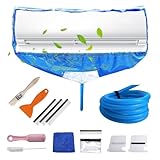 Reinigungsset Für Klimaanlagen, Wandmontage Klimaanlage Reinigung Wasserdichter Abdeckung Split Klimaanlagen Reinigungs Abdeckungs Set für Klima Splitgerät 9K bis 18K
