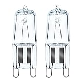 GMY Halogen G9 40W 230V Backofenlampe Oven Lampe Für Backofen- und Mikrowellenanwendungen 300 Grad C Hitzebeständige Glühbirnen 2er Pack, Warmweiß