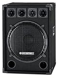 McGrey DJ-1522 DJ PA Lautsprecher Box 38cm (15“) Subwoofer 800W (Passiv, 2-Wege System, Holzgehäuse, 35mm Flansch)