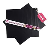 Sallys Dauerbackfolie 2er Set – Wiederverwendbare Antihaft-Backunterlage für Perfekte Backergebnisse, Umweltfreundlich & Spülmaschinenfest - bis 260 Grad