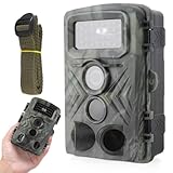 Lixada Wildkamera mit IP66 Wasserdichtigkeit, 34 IR-LEDs & 0,3s Auslösezeit – 1080P Jagdkamera für Tierbeobachtung, Hausüberwachung & Outdoor-Nutzung (2025 Modell)