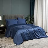 Luowei Kühlender Bettwäsche 135 x 200 cm Bambusfaser...