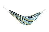 Vivere BRAZ229 Hängematte Doppel, Baumwolle, Cayo Reef Mehrfarbig, 366x160x5 cm