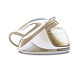 Philips PerfectCare Elite Dampfbügelstation – 7,2 Bar Druck, Dampfstoß bis zu 490 g, 1,8 l Abnehmbarer Wasserbehälter, Ultimative Faltenentfernung, Ultraleichtes Bügeleisen (GC9642/60)